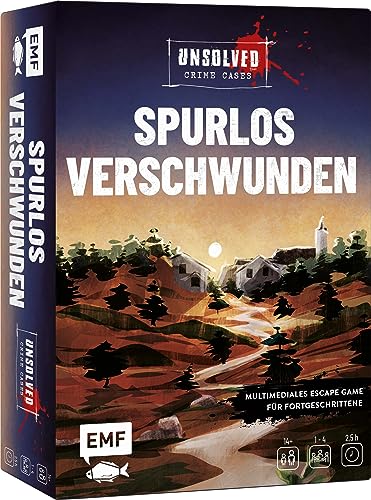 Krimi-Spielebox: Unsolved Crime Cases – Spurlos verschwunden: Multimediales Escape Game mit echten Beweismitteln wie Indizienbrett, Verdächtigenfotos, Zeugenbefragungen und mehr: Für 1–4 Spieler*innen Krimi-Spielebox: Unsolved Crime Cases – Spurlos verschwunden: Multimediales Escape Game mit echten Beweismitteln wie Indizienbrett, Verdächtigenfotos, Zeugenbefragungen und mehr: Für 1–4 Spieler*innen von Edition Michael Fischer GmbH