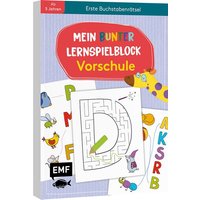 Mein bunter Lernspielblock – Vorschule: Erste Buchstabenrätsel von Edition Michael Fischer / EMF Verlag