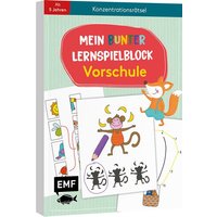 Mein bunter Lernspielblock – Vorschule: Konzentrationsrätsel von Edition Michael Fischer / EMF Verlag