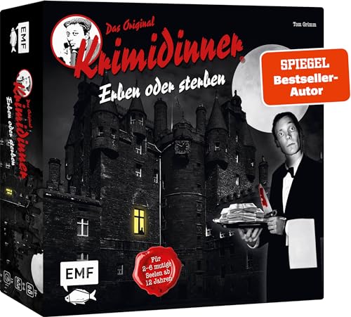 Erben oder Sterben – Das offizielle Spiel zum Original Krimidinner®: EIN rabenschwarzes Brettspiel für 2–6 mutige Seelen ab 12 Jahren von Edition Michael Fischer GmbH