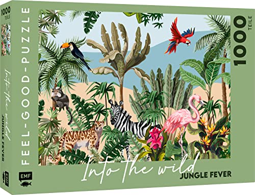 Edition Michael Fischer GmbH Feel-Good-Puzzle 1000 Teile – INTO The WILD: Jungle Fever von Edition Michael Fischer GmbH