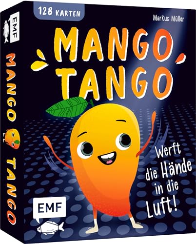 Kartenspiel: Mango Tango: Werft die Hände in die Luft! Das witzige Reaktionsspiel mit 128 Karten für 3-8 Personen von 7 bis 99 Jahren von Edition Michael Fischer GmbH
