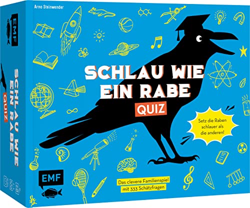 Schlau wie EIN Rabe: Das clevere Familienspiel mit 333 Schätzfragen für 2-5 Personen ab 10 Jahren von Edition Michael Fischer GmbH