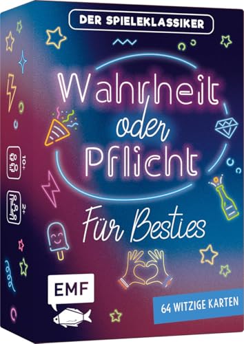 Edition Michael Fischer Kartenspiel: Wahrheit oder Pflicht für Besties. Der Spieleklassiker mit über 60 Karten für Beste Freund*innen ab 13 Jahren, White Edition Michael Fischer Kartenspiel: Wahrheit oder Pflicht für Besties. Der Spieleklassiker mit über 60 Karten für Beste Freund*innen ab 13 Jahren, White von Edition Michael Fischer