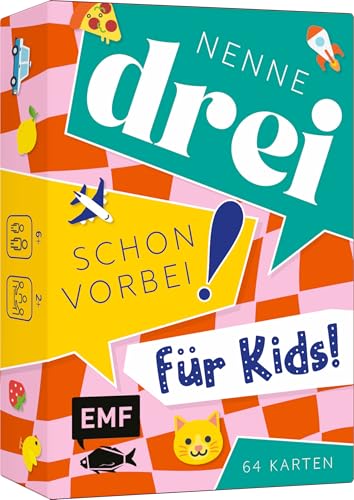 Edition Michael Fischer Kartenspiel: Nenne DREI – Schon vorbei! ... für Kids! Das rasante Wortspiel mit über 120 witzigen Kategorien ab 6 Jahren Edition Michael Fischer Kartenspiel: Nenne DREI – Schon vorbei! ... für Kids! Das rasante Wortspiel mit über 120 witzigen Kategorien ab 6 Jahren von Edition Michael Fischer