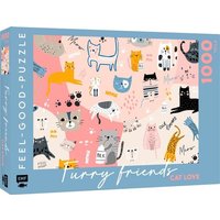Feel-good-Puzzle 1000 Teile - FURRY FRIENDS: Cat love von EMF Edition Michael Fischer