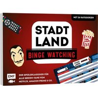 Stadt, Land, Binge Watching - Der Spieleklassiker für alle Serien-Fans von Netflix, Amazon Prime und Co. Stadt, Land, Binge Watching - Der Spieleklassiker für alle Serien-Fans von Netflix, Amazon Prime und Co. von Edition Michael Fischer GmbH