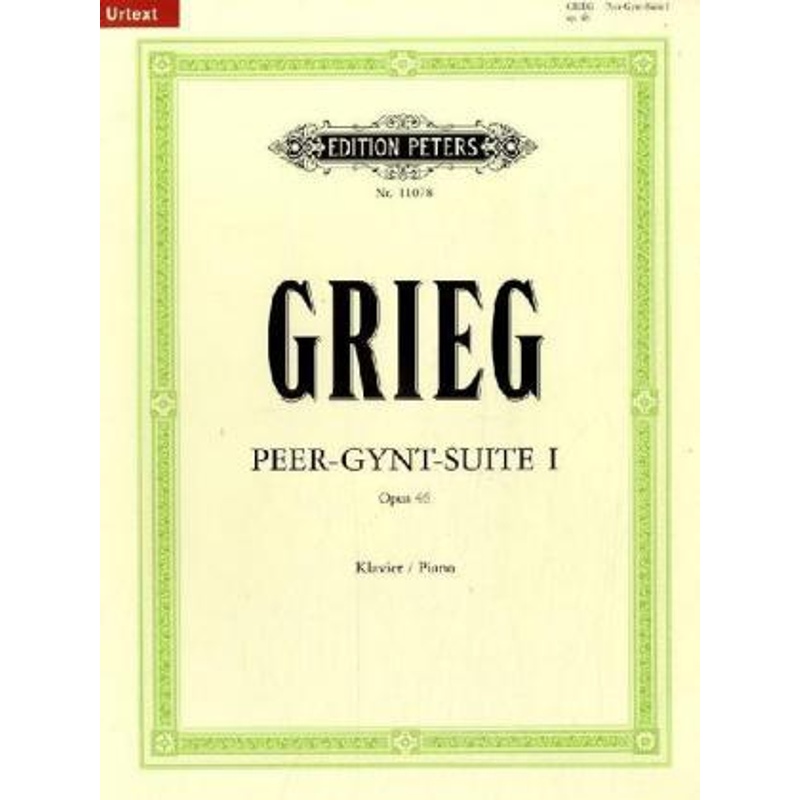 Peer Gynt Suiten Nr.1 op.46, Bearbeitung für Klavier von Edition Peters