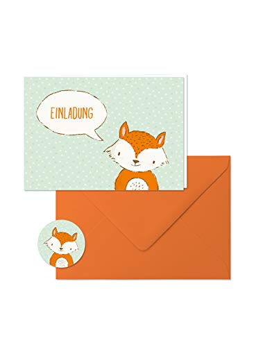 Edition SF Der kleine Fuchs: 10 Zauberhafte Klappkarten mit farblich passenden Umschlägen, dazu 10 runde Aufkleber mit dem kleinen Fuchs Edition SF Der kleine Fuchs: 10 Zauberhafte Klappkarten mit farblich passenden Umschlägen, dazu 10 runde Aufkleber mit dem kleinen Fuchs von Edition SF