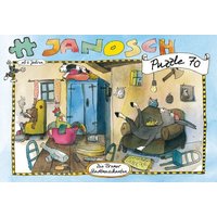 Janosch Puzzle, Die Bremer Stadtmusikanten, 70 Teile (Kinderpuzzle) von Edition Temmen