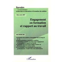 Engagement en formation et rapport au travail von Editions L'Harmattan