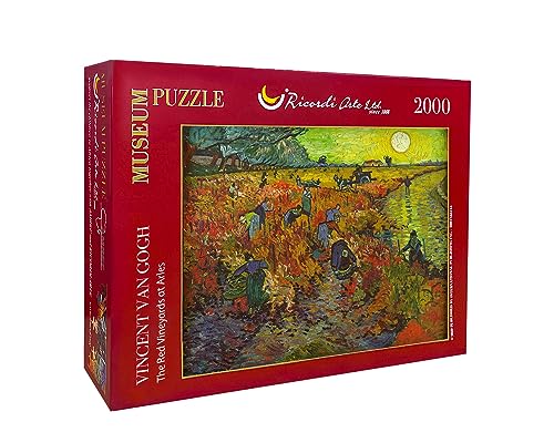 Puzzle Vincent Van Gogh - The Red Vineyards at Arles (Detail), 1000 Teile, Größe 300 x 900mm Puzzle Vincent Van Gogh - The Red Vineyards at Arles (Detail), 1000 Teile, Größe 300 x 900mm von Ricordi