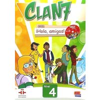 Clan 7 con Hola, amigos!. Nivel 4/A2.2 Libro+CDR von Editorial Edinumen