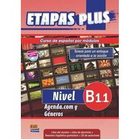Etapas Plus B1.1 Libro del Alumno/Ejercicios + CD. Agenda.com Y Géneros von Editorial Edinumen S.L.