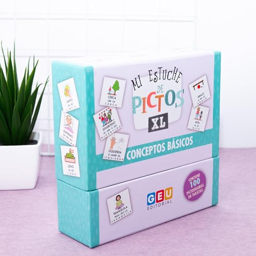 Flashcards zum Lesen und Schreiben, 100 visuelle Stimulationskarten mit Piktogrammen | zum Arbeiten Silbenbewusstsein mit Wortschatz verschiedener Kategorien (Grundbegriffe) von Editorial GEU