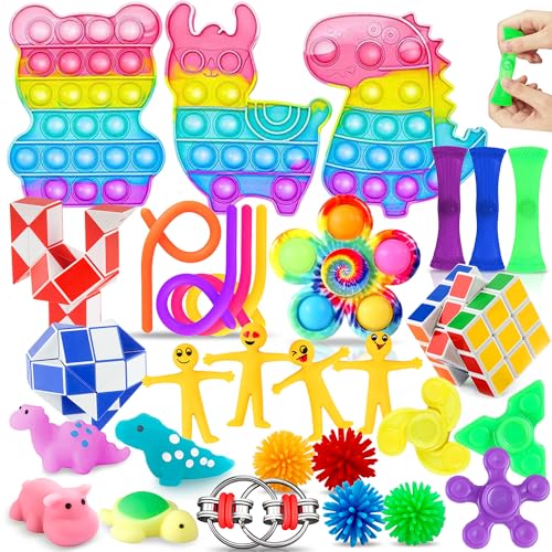 Edmirfun 30 PCS Fidget Toys Set,Anti Stress Spielzeug für Erwachsene Kinder,Sensory Toys,Partygeschenke Mitgebsel gastgeschenke Klassenzimmer Preise Geburtstagsfeier,Kleinspielzeug für Pinata Füllung Edmirfun 30 PCS Fidget Toys Set,Anti Stress Spielzeug für Erwachsene Kinder,Sensory Toys,Partygeschenke Mitgebsel gastgeschenke Klassenzimmer Preise Geburtstagsfeier,Kleinspielzeug für Pinata Füllung von Edmirfun