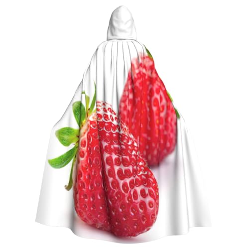 EdsfFehs Halloween-Umhang mit Erdbeer-Druck, Unisex, Cosplay-Kostüm für Party, Karneval, Themenveranstaltungen EdsfFehs Halloween-Umhang mit Erdbeer-Druck, Unisex, Cosplay-Kostüm für Party, Karneval, Themenveranstaltungen von EdsfFehs