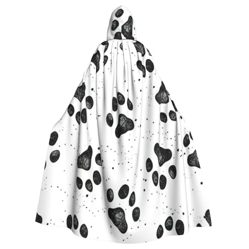 EdsfFehs Halloween-Umhang mit Hundepfotenmuster, Unisex, Cosplay-Kostüm für Party, Karneval, Themenveranstaltungen EdsfFehs Halloween-Umhang mit Hundepfotenmuster, Unisex, Cosplay-Kostüm für Party, Karneval, Themenveranstaltungen von EdsfFehs