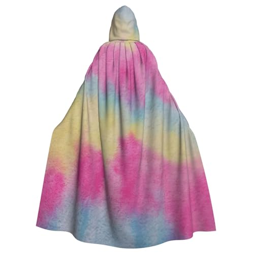 EdsfFehs Halloween-Umhang mit Kapuze und Regenbogenstreifen, Unisex, Cosplay-Kostüm für Party, Karneval, Themenveranstaltungen EdsfFehs Halloween-Umhang mit Kapuze und Regenbogenstreifen, Unisex, Cosplay-Kostüm für Party, Karneval, Themenveranstaltungen von EdsfFehs