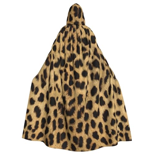 EdsfFehs Halloween-Umhang mit Leopardenmuster, Unisex, mit Kapuze, Cosplay-Kostüm für Party, Karneval, Themenveranstaltungen EdsfFehs Halloween-Umhang mit Leopardenmuster, Unisex, mit Kapuze, Cosplay-Kostüm für Party, Karneval, Themenveranstaltungen von EdsfFehs
