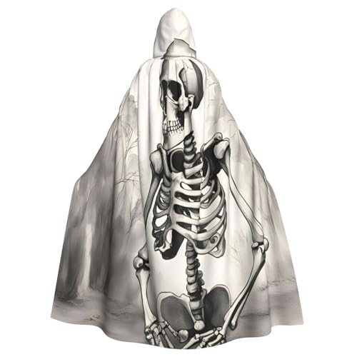 EdsfFehs Interessanter Halloween-Umhang mit Skelett-Druck, Cosplay, Kostüm für Party, Karneval, Themenveranstaltungen EdsfFehs Interessanter Halloween-Umhang mit Skelett-Druck, Cosplay, Kostüm für Party, Karneval, Themenveranstaltungen von EdsfFehs