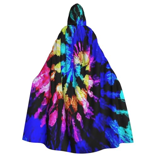 EdsfFehs Unisex Batikdruck mit Kapuze, Halloween-Umhang, Cosplay-Kostüm für Party, Karneval, Themenveranstaltungen EdsfFehs Unisex Batikdruck mit Kapuze, Halloween-Umhang, Cosplay-Kostüm für Party, Karneval, Themenveranstaltungen von EdsfFehs