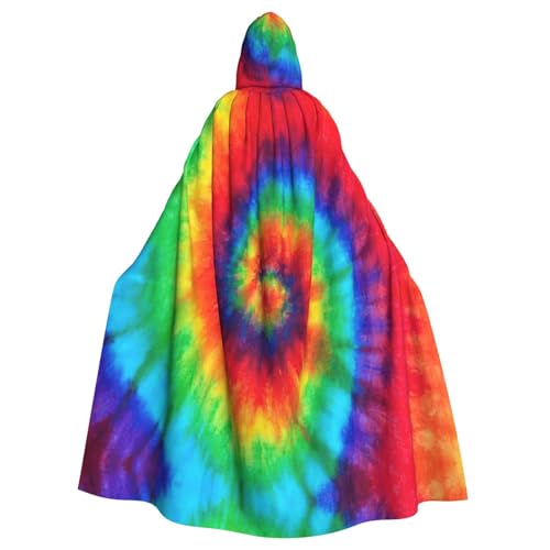 EdsfFehs Unisex-Kapuzenumhang mit Batikfärbung, Hippie-Druck, Cosplay-Kostüm für Party, Karneval, Themenveranstaltungen EdsfFehs Unisex-Kapuzenumhang mit Batikfärbung, Hippie-Druck, Cosplay-Kostüm für Party, Karneval, Themenveranstaltungen von EdsfFehs