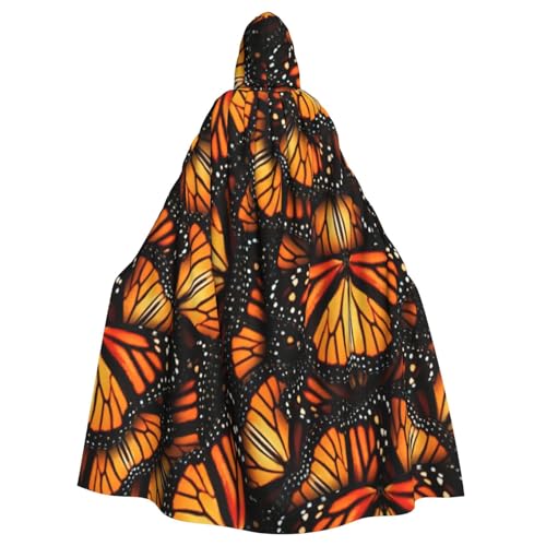 EdsfFehs Unisex-Kapuzenumhang mit Monarch-Schmetterling-Aufdruck, Cosplay-Kostüm für Party, Karneval, Themenveranstaltungen EdsfFehs Unisex-Kapuzenumhang mit Monarch-Schmetterling-Aufdruck, Cosplay-Kostüm für Party, Karneval, Themenveranstaltungen von EdsfFehs