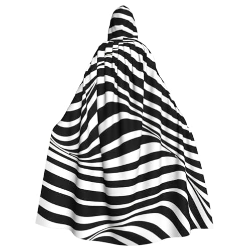EdsfFehs Unisex-Kapuzenumhang mit Wellenstreifen-Druck, Cosplay-Kostüm für Party, Karneval, Themenveranstaltungen EdsfFehs Unisex-Kapuzenumhang mit Wellenstreifen-Druck, Cosplay-Kostüm für Party, Karneval, Themenveranstaltungen von EdsfFehs