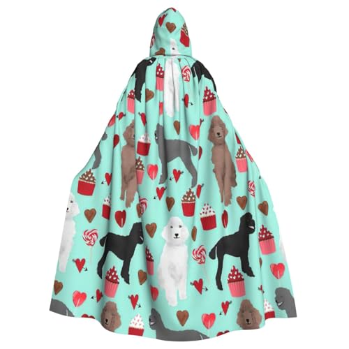 EdsfFehs Unisex-Kostüm mit Kapuze und Pudel-Motiv, Halloween-Kostüm für Party, Karneval, Themenveranstaltungen EdsfFehs Unisex-Kostüm mit Kapuze und Pudel-Motiv, Halloween-Kostüm für Party, Karneval, Themenveranstaltungen von EdsfFehs