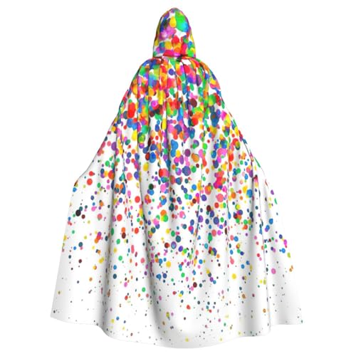 EdsfFehs Unisex-Kunstdruck mit Kapuze, Halloween-Umhang, Cosplay-Kostüm für Party, Karneval, Themenveranstaltungen von EdsfFehs