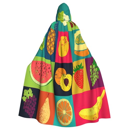 EdsfFehs Unisex-Kunststil, Obstdruck, Halloween-Umhang, Cosplay-Kostüm für Party, Karneval, Themenveranstaltungen EdsfFehs Unisex-Kunststil, Obstdruck, Halloween-Umhang, Cosplay-Kostüm für Party, Karneval, Themenveranstaltungen von EdsfFehs