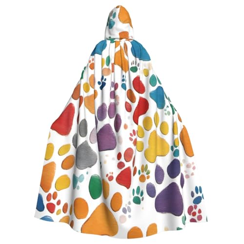 EdsfFehs Unisex Pfotenabdrücke, Kunstdruck, Halloween-Umhang, Cosplay-Kostüm für Party, Karneval, Themenveranstaltungen EdsfFehs Unisex Pfotenabdrücke, Kunstdruck, Halloween-Umhang, Cosplay-Kostüm für Party, Karneval, Themenveranstaltungen von EdsfFehs