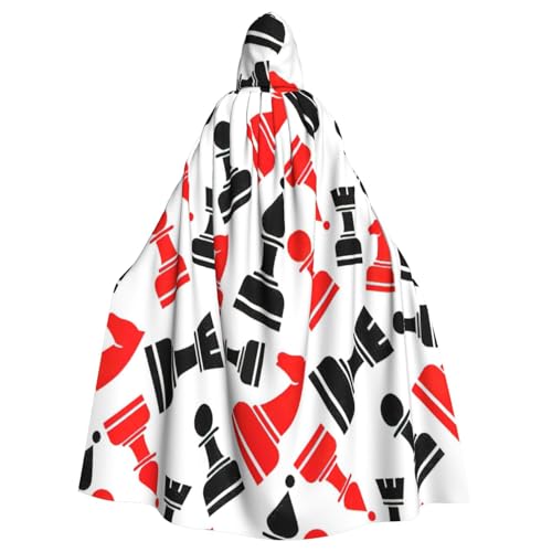 EdsfFehs Unisex-Schachmuster-Druck, Halloween-Umhang, Cosplay-Kostüm für Party, Karneval, Themenveranstaltungen EdsfFehs Unisex-Schachmuster-Druck, Halloween-Umhang, Cosplay-Kostüm für Party, Karneval, Themenveranstaltungen von EdsfFehs