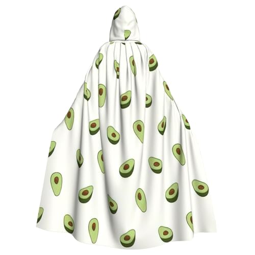 EdsfFehs Unisex-Umhang mit Avocado-Druck, mit Kapuze, Cosplay-Kostüm für Party, Karneval, Themenveranstaltungen EdsfFehs Unisex-Umhang mit Avocado-Druck, mit Kapuze, Cosplay-Kostüm für Party, Karneval, Themenveranstaltungen von EdsfFehs