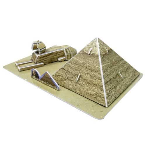 Berühmtes Gebäude, 3D-Puzzle (Ägyptische Pyramiden) von Edu-Sci