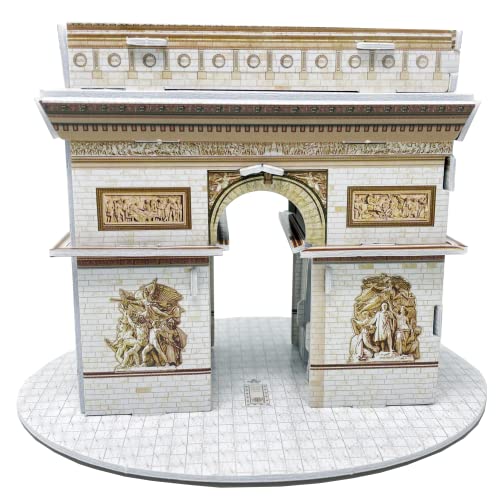 Edu-Sci Triumphbogen 3D Puzzle, 18 Teile, ab 7 Jahren, zusammengebaut 21 x 14 x 8 cm von Edu-Sci