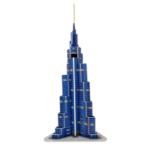Berühmtes Gebäude 3D-Puzzle (Burj Khalifa) von Edu-Sci
