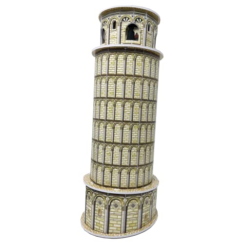 Berühmtes Gebäude 3D-Puzzle (Schiefer Turm von Pisa) von Edu-Sci