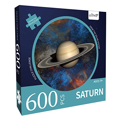 Edu-Sci Solarsystem Planet Puzzle (Saturn, 600 Stück) von Edu-Sci