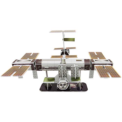 Unbekannt Physisches 3D Puzzel Weltraum und Raumfahrt - Saturn V Rakete und andere Motive (ISS Internationale Raumstation) von Edu-Sci
