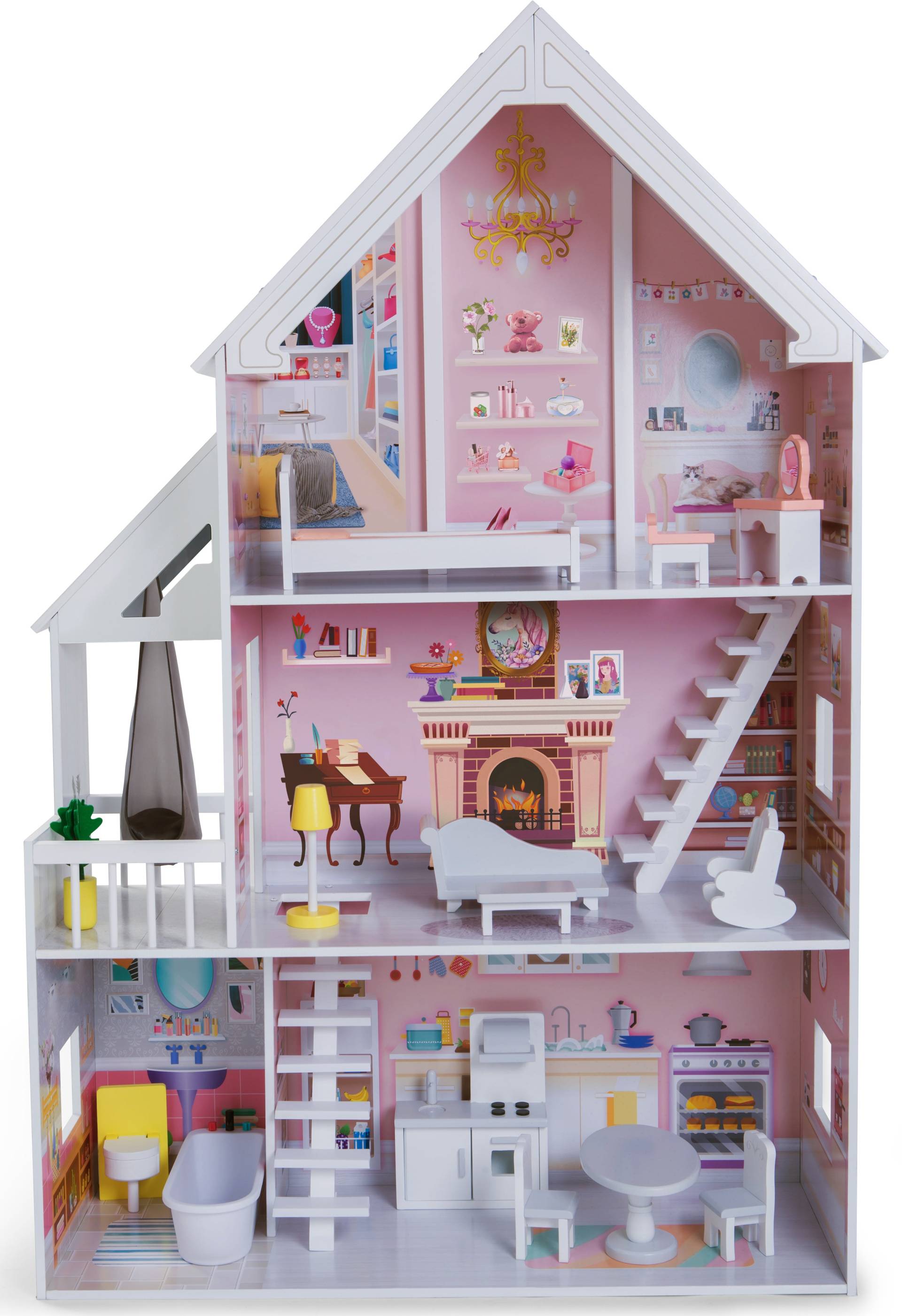 Edufun Cinderellas Puppenhaus, Holz Edufun Cinderellas Puppenhaus, Holz von EduFun