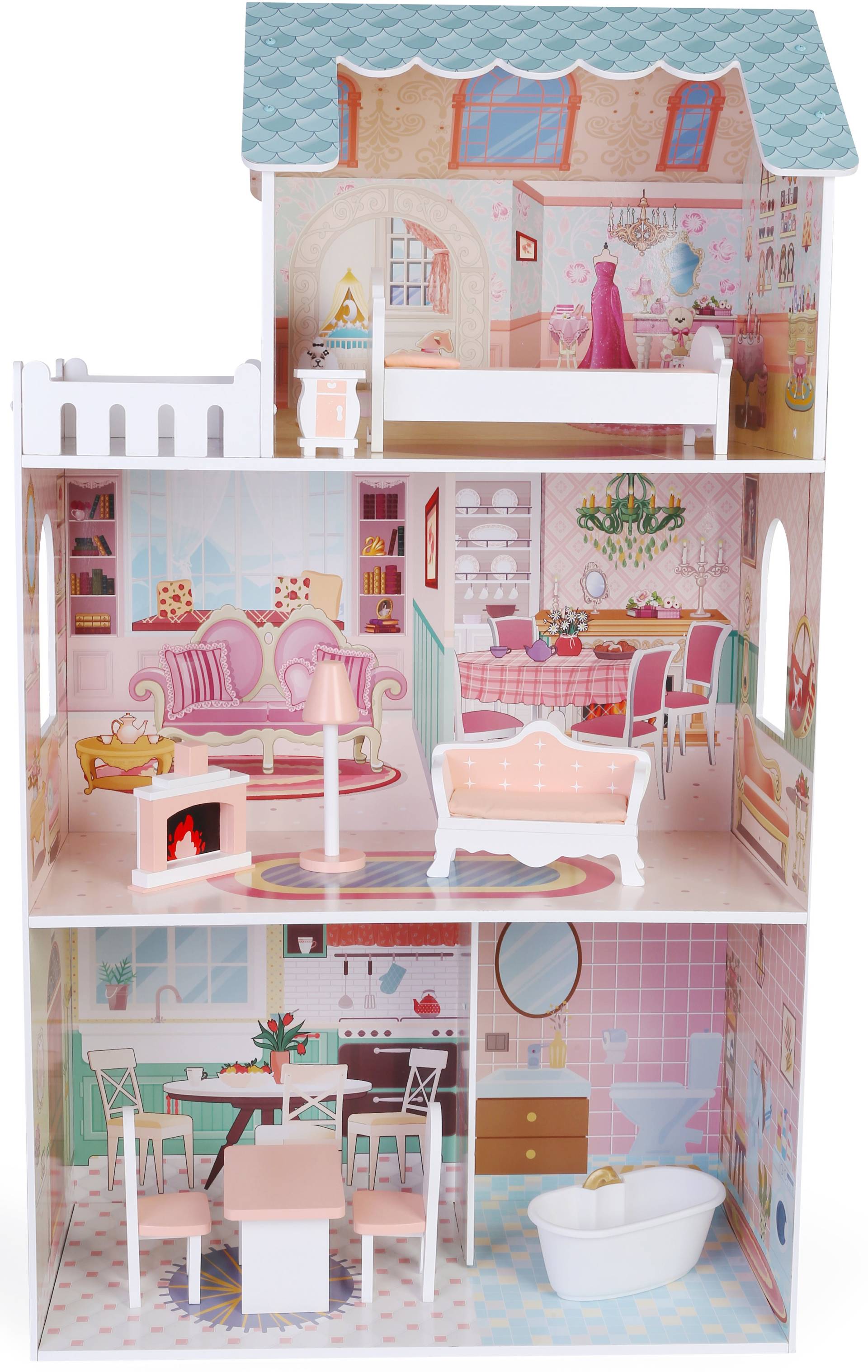 Edufun Leias Puppenhaus, Holz Edufun Leias Puppenhaus, Holz von EduFun