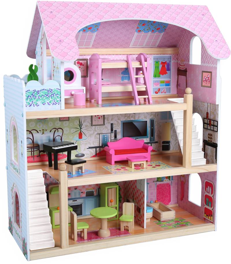Edufun Milas Puppenhaus, Holz von EduFun