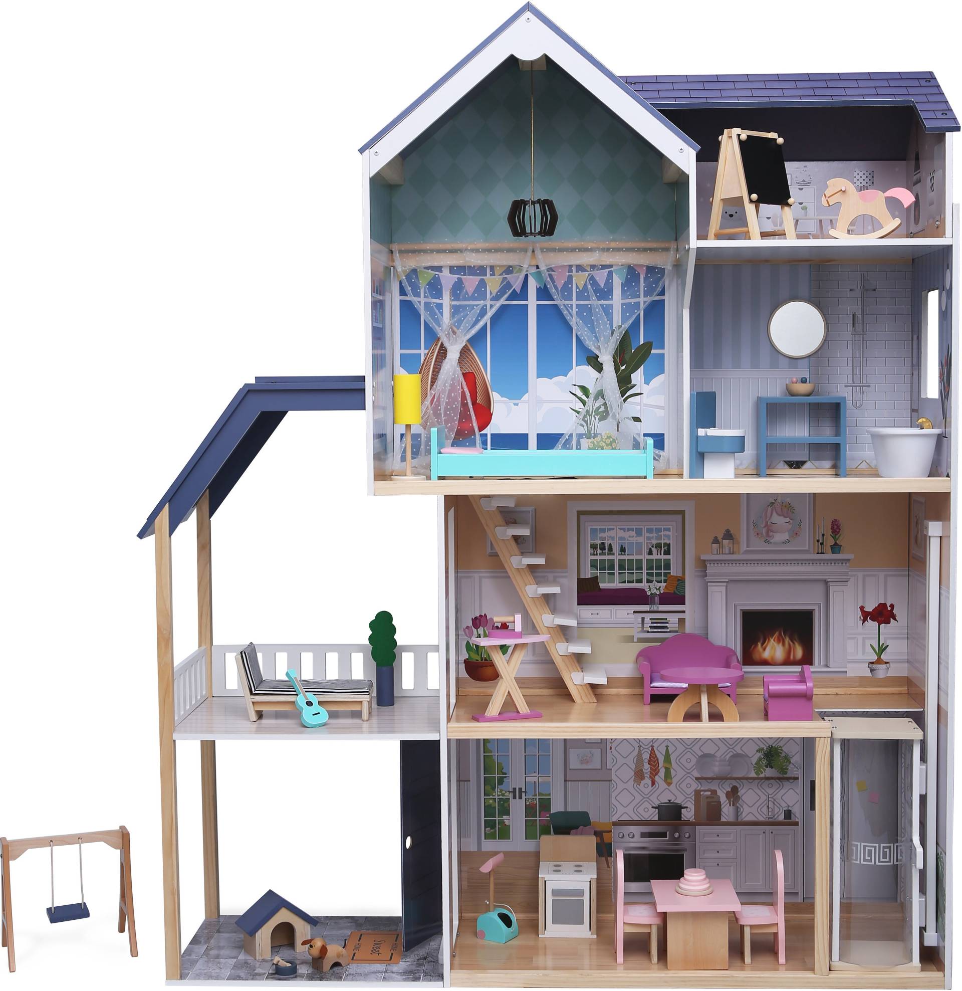 Edufun Noras Puppenhaus, Holz Edufun Noras Puppenhaus, Holz von EduFun