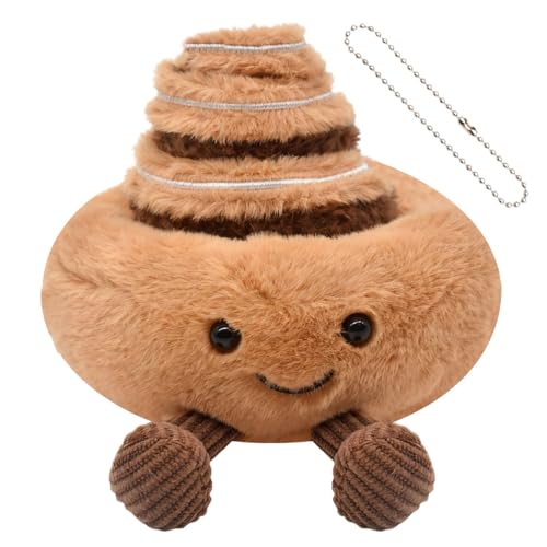 EduPlayte Amuseables Zimtbrötchen Plüschtiere, Zimtbrötchen Kuscheltier 12,7 cm, lustige Geschenkidee von EduPlayte