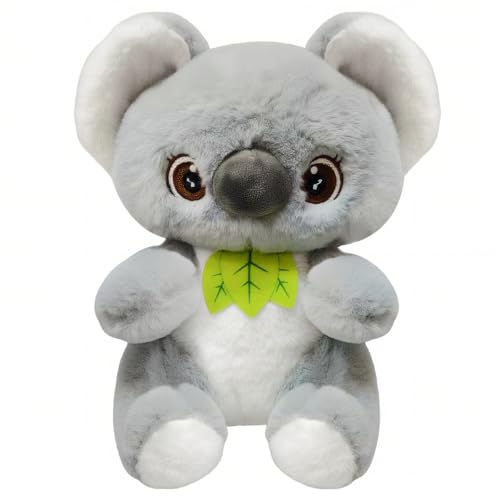 EduPlayte Kuscheltier Koala 25 cm – Koala Plüschtier für Mädchen, Jungen & Babys – Flauschiger Stofftier Koala zum Spielen, Sammeln & Kuscheln – Gemütliches Schmusetier von EduPlayte