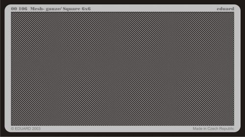 Eduard Accessories 106 Modellbauzubehör Gitter/Mesh, Gauze/Square 6x6 Eduard Accessories 106 Modellbauzubehör Gitter/Mesh, Gauze/Square 6x6 von Eduard Accessories