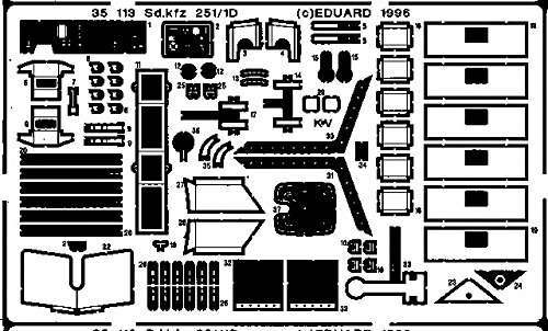 Eduard Accessories 35113 Modellbauzubehör Sd.Kfz. 251/1 AUSF. D Detailbausatz von Eduard Accessories