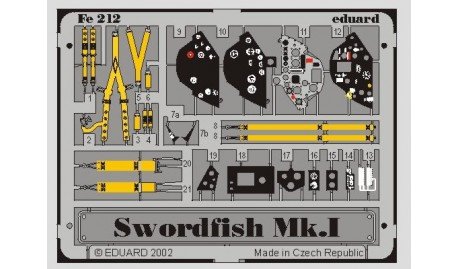 Eduard Accessories FE212 Modellbauzubehör Swordfish Mk.I von Eduard Accessories